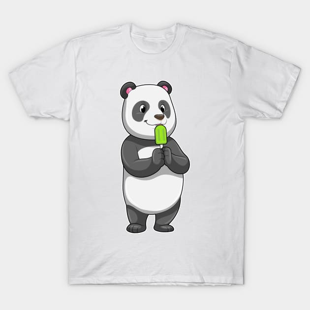 Markus Schnabel Panda with Popsicle Women s T Shirt